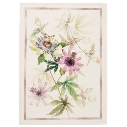 CANOVACCIO DA CUCINA DI LINO GRANADILLA 50x70cm ROSA