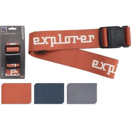 Cinghia per valigia regolabile, 180 x 5 cm, colori assortiti