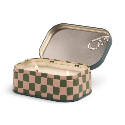 Paddywax Candela in Latta Stampata "Bistro" - Fragranza Fungo Selvatico (127g)