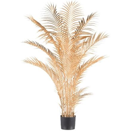 Pianta Artificiale Palma Colore Oro 145cm
