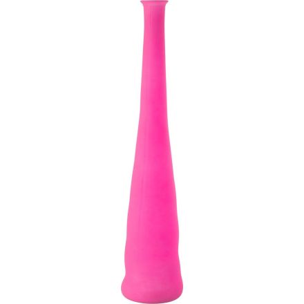 Vaso a forma di bottiglia in vetro 18X18X100cm Rosa Neon