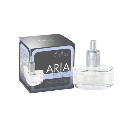 Millefiori Milano Ricarica Aria Fragranza per Diffusore Elettrico Silver Spirit, 20 ml