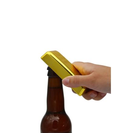 Apribottiglie a forma di Lingotto d'Oro