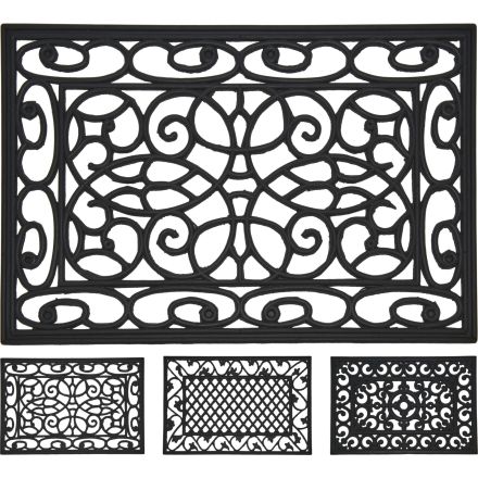 ZERBINO IN CAUCCIU 60X40CM MODELLO ASSORTITO