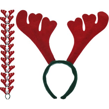 CERCHIETTO NATALIZIO RENNA 30CM