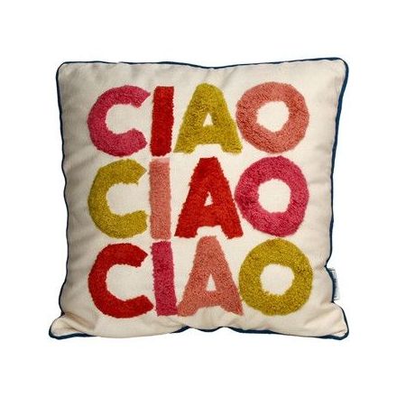 Cuscino "Ciao" 45x45 cm