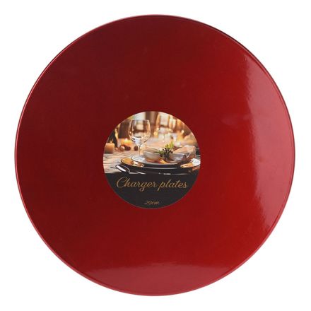 SOTTOPIATTO NATALIZIO, Ø29X0,5CM, ROSSO