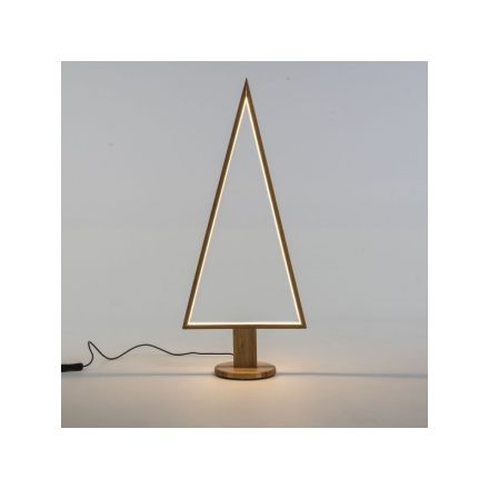 ABETE TRIANGOLARE H.145 SUPERBRIGHT BIANCO CALDO LEGNO MASSELLO