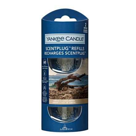 RECHARGE POUR DIFFUSEURS DE PARFUM ÉLECTRIQUES SCENTPLUG AMBRE&SANTAL 2 PIÈCES