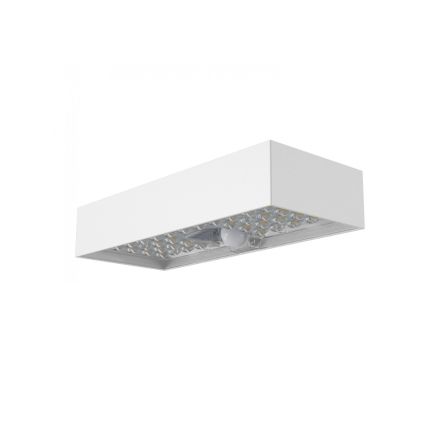 APPLIQUE LED A CARICA SOLARE 800 LUMEN, CON RILEVATORE DI MOVIMENTO. BIANCO