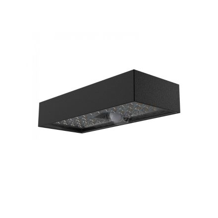 APPLIQUE LED A CARICA SOLARE 800 LUMEN, CON RILEVATORE DI MOVIMENTO. NERO