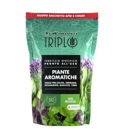 TERRICCIO PER PIANTE AROMATICHE 1,5L BIO