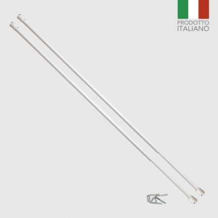 BASTONCINO PER LE TENDE ALLUNGABILE 30/50 CM CONF. 2 PEZZI