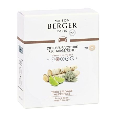 COFANETTO 2 RICARICHE PER DIFFUSORE AUTO TERRE SAUVAGE 125ML