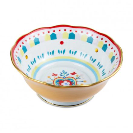 INSALATIERA IN PORCELLANA, CON CUORE, MAMMA MIA