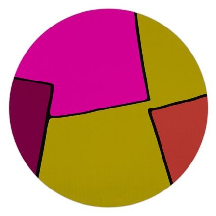 SOTTOPIATTO CACHEMIRE MULTICOLOR DIAMETRO 34 CM