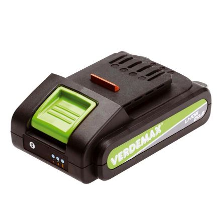 BATTERIA RICARICABILE PER ATTREZZI VERDEMAX 20V 2Ah