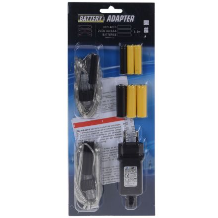 BATTERY ELIMINATOR ADATTATORE BATTERIE 2XAA O 3XAA
