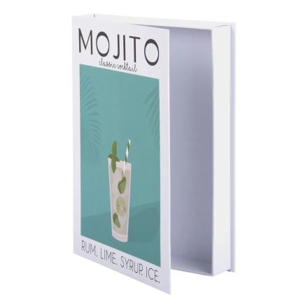 Scatola Portaoggetti a forma di libro Mojito Verde
