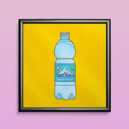 OFFERTA CORNICE E POSTER SANT'ANSIA 20X20CM