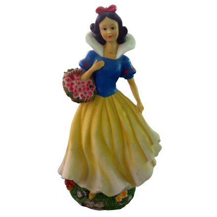 STATUINA DA GIARDINO BIANCANEVE 24,5X17X44 CM
