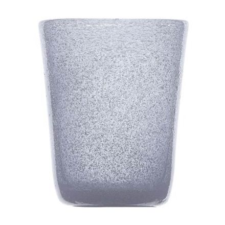 BICCHIERE IN VETRO SOFFIATO LILLA