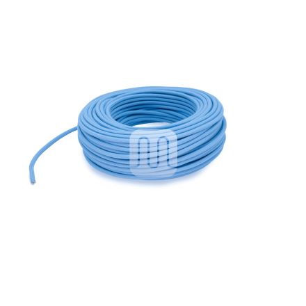 CAVO ELETTRICO TESSILE TONDO - CERULEO TO428 3MT