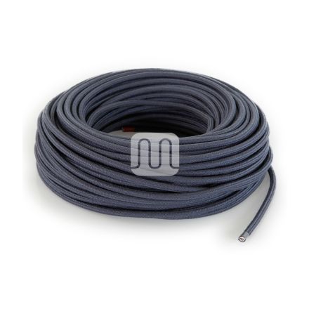 CAVO ELETTRICO TESSILE TONDO - GRAFITE TO416 3MT