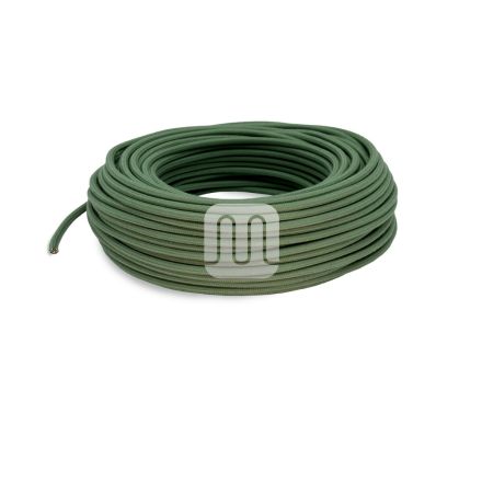 CAVO ELETTRICO TESSILE TONDO - VERDINO TO433 3MT