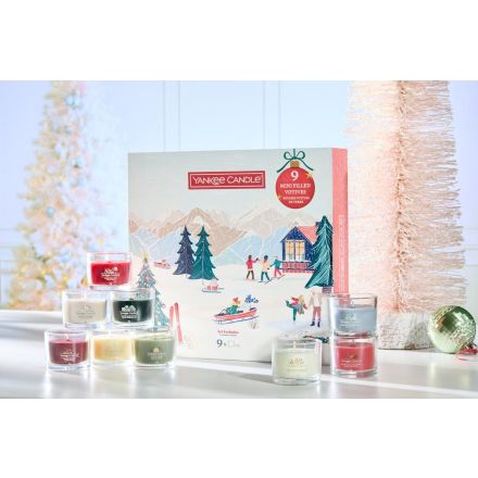 YANKEE CANDLE Confezione regalo libro 9 candele mini in vetro