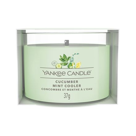 CANDELA PROFUMATA VOTIVE IN VETRO CUCUMBER MINT COOLER