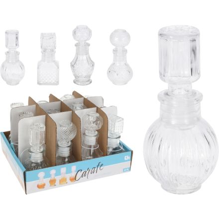 MINI BOTTIGLIA IN VETRO 50ML 4X12CM