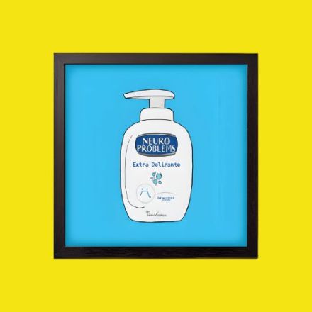 OFFERTA CORNICE E POSTER NEURO PROBLEMS 20X20CM