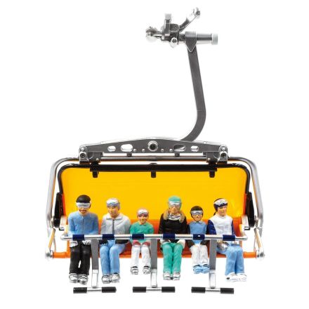 Jaegerndorfer - 6 Personaggi seduti per presepe natalizio