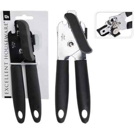 APRISCATOLE IN ACCIAIO 17X6X4CM NERO