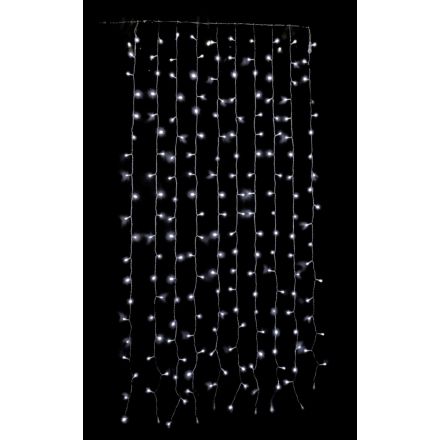 TENDA CON CASCATA 300 LED BIANCO GHIACCIO CON GIOCHI DI LUCE 1XH3MT COLLEGABILE