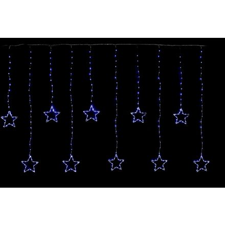 TENDA PIOGGIA DI STELLE 350 NANOLED BIANCO GHIACCIO DA ESTERNO 3.60X1,5 MT