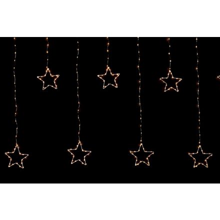 TENDA PIOGGIA DI STELLE 350 NANOLED BIANCO CALDO DA ESTERNO 3.60X1,5 MT