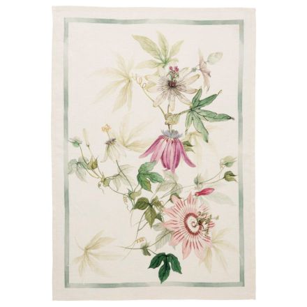 CANOVACCIO DA CUCINA DI LINO GRANADILLA 50x70cm VERDE