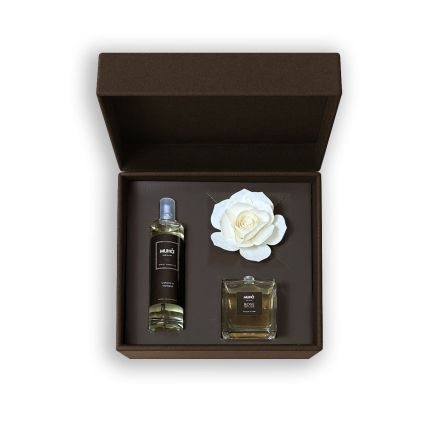 MUHA Confezione Rosa 100ml + Spray 100 ml Acqua E Sale