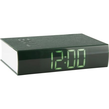 Sveglia LED a forma di libro Verde Giungla