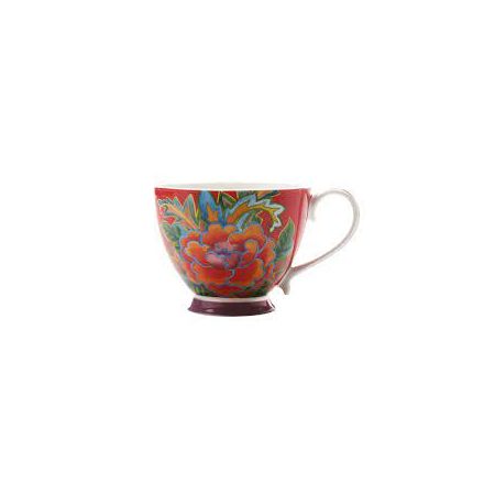 TAZZA HANOI FIORE PEONIA 400 ML ROSSO