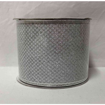 NASTRO NATALIZIO 6,3X270CM ARGENTO