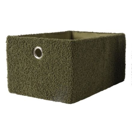 SCATOLA PORTA OGGETTI 25X32CM VERDE