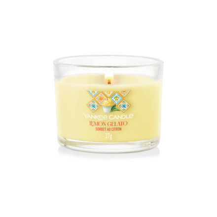 CANDELA VOTIVE IN VETRO LEMON GELATO - YANKEE CANDLE