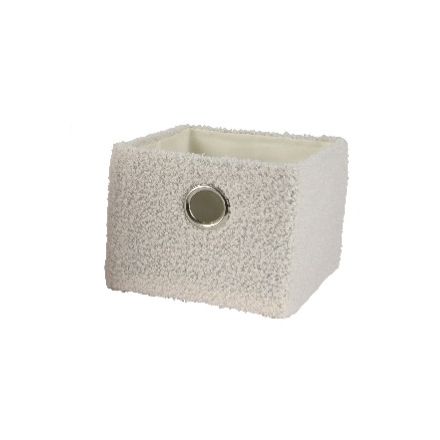 SCATOLA PORTA OGGETTI 14X20CM BIANCA