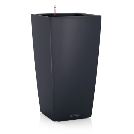 VASO CUBICO COLOR 30 CM ARDESIA