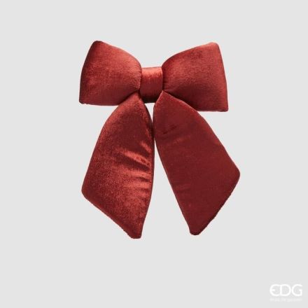 Fiocco Velluto H.25 L.21 Ruggine