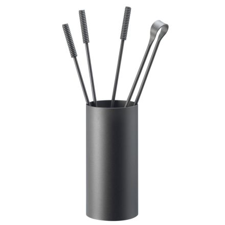 SET CAMINO CON PORTA ATTREZZI IN FERRO 4 ACCESSORI