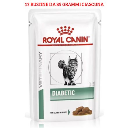 ROYAL CANIN VETERINARY DIABETIC WET CAT FOOD PER GATTI 12 X 85 GR